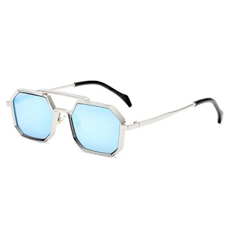 Stylish square sunglasses for women 2025 gold black high standard