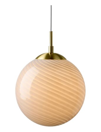Candy Ball Pendant Gold Halo Design