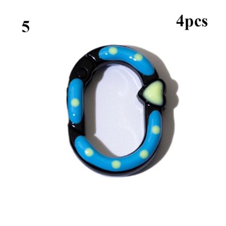 4st fjäder ovala ringspännen Karbinhake 5 5