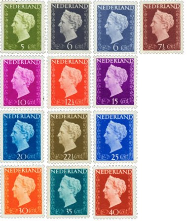 Holland - NVPH 474-486 - Ubrugt