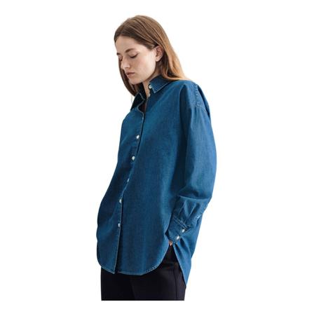 Seidensticker Long Blouse Oversized fit , Blauw , Dames , Maat: XL