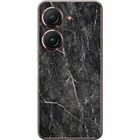 Asus Zenfone 9 Genomskinligt Skal Marmor Svart