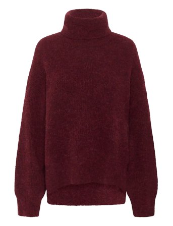 Alphagz Rollneck Burgundy Gestuz