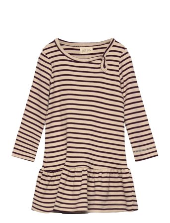 Petit Piao | Dress L/S Modal Striped | 86