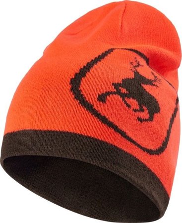 Deerhunter Cumberland Knitted Beanie Reversible Orange