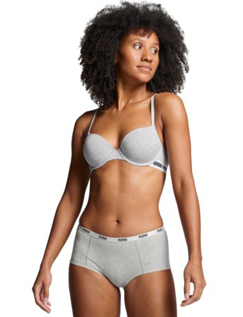PUMA Puma Women T-Shirt Bra 1P - Grey - 80 D x 80