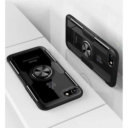 iPhone 8 Praktisk stødsikker etui med ringholder V4