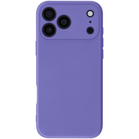 Coque för iPhone 17 Pro Max Soft-Touch i Silikon Serie Fast Cover Lila