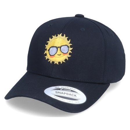Kiddo Cap - Svart adjustable Keps - Kids Sun Glasses Black Adjustable @ Hatstore