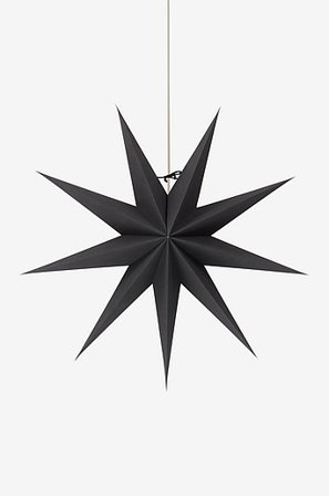 Jotex - ANDROMEDA joulutähti ø 60 cm Musta - Osta Valotähdet Jotex