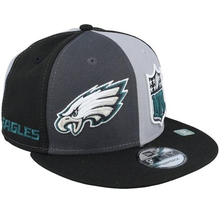 New Era - NFL Grå snapback Caps - Philadelphia Eagles 9FIFTY NFL Sideline 23 Gray/Charcoal/Black Snapback @ Hatstore