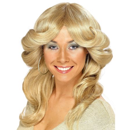 70-luvun Tyttöjen Peruukki Blondi