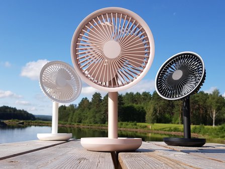 Xiaomi Solove F5 batteridrevet bordvifte 4000mAh, USB-C, dusrosa