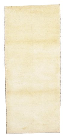 Gabbeh Perzisch Fine Vloerkleed 90X211 Tapijtloper Geel/Oranje Wol, Perzië