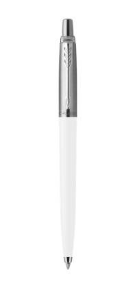 PARKER Jotter Plastic Ballpen White Medium Blue