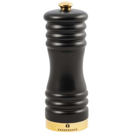 Zassenhaus Munchen kværn Mat sort/guld 15 cm. | KitchenOne