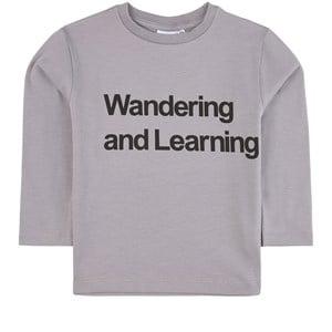 Beau Loves Gray Wondering And Learning T-Shirt 2-3 Years - Tops - 2-3 years - Grey - Junge