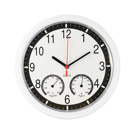 10" Værbestandig Hageklokke med Hygrometer Termometer