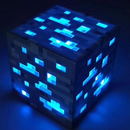 Minecraft Game Perifer genopladelig lommelygte Night Light Toys XC