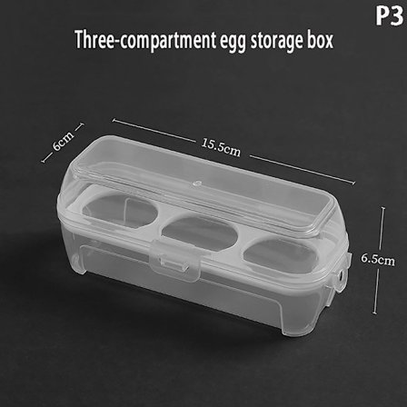 Egg Box 3/4/8 Grids Egg Holder Container For Outdoor Camping Pi