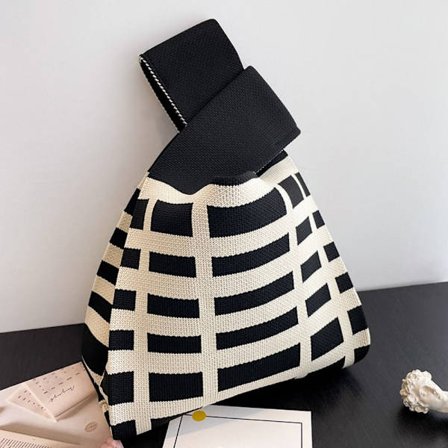 Strik håndtaske mulepose 7 7