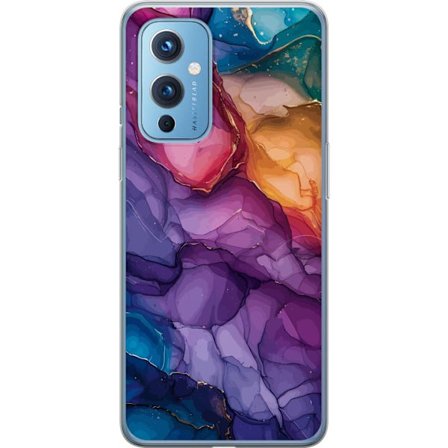 Kompatibelt Mobilskal till OnePlus OnePlus 9 Färgstarka stenar