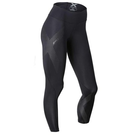 2XU Women's Mid-Rise Compression Tights Women workout trousers Black M Tall