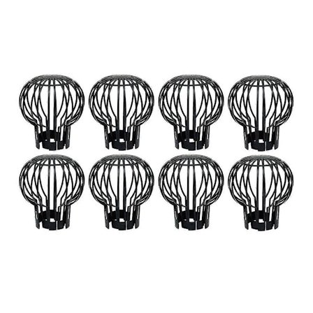 8 st Plastrännsil, Stuprörslövskydd, Stuprörsfilter, Avloppsrörsskydd mot skräp och smuts - WELLNGS