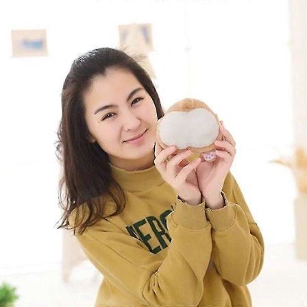 Ny Ankomst Søte Hundebaker Plysjleker Corgis Bakpute Hofte Vinter Håndvarmer Kosedyr Myntveske Sofapute For Barn 13cm coin bag