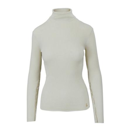 Patrizia Pepe, Turtlenecks Wit, Dames, Maat:S
