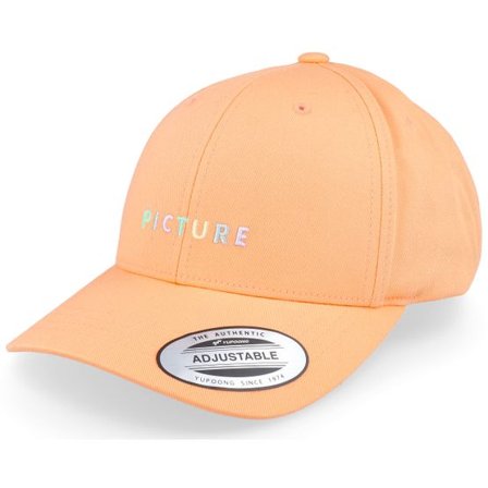 Picture - Orange adjustable Keps - Palomas Cap Peach Nougat Adjustable @ Hatstore