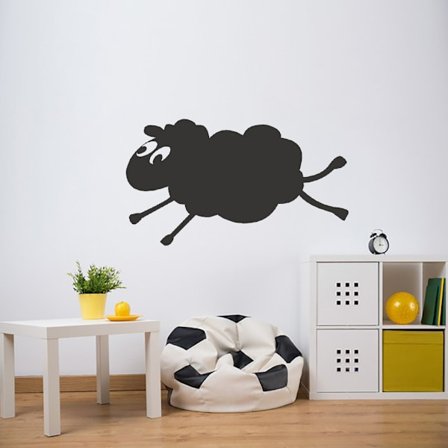 Ett får vinyl vägg klistermärke