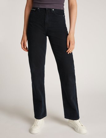 Calvin Klein Jeans High Rise Straight - Navy - 32 x 32