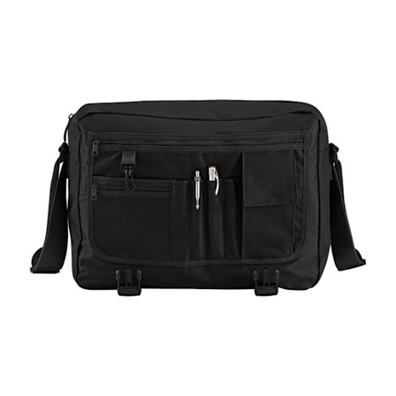 Bagbase Enfärgad Messenger Bag One Size Svart