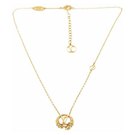 Louis Vuitton Vintage Pre-owned Halsband gul, Dam Vintage Smycken, Dam, Storlek: ONE SIZE