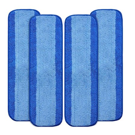 4 stk. Mikrofiber Rengøringspuder Kompatibel med Bona Mop - Mikro