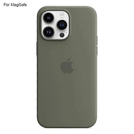 HW iPhone 14 Pro Cover Kompatibelt med MagSafe Flydende Silikone Telefon Bagcover [Induction Popove(h})