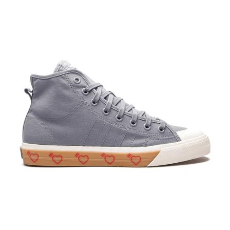 Adidas Nizza hi sneakers , Grijs , Heren , Maat: 44 EU