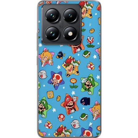 Kompatibel Mobilcover til Xiaomi 14T Nintendo Mario Mønster Switch Spil