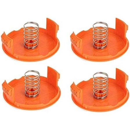 (4 Spolhöljen + 4 Fjädrar) Ersättningsspolhöljen Kompatibla med Black Decker GH900 LST220GH600 NST2018 CST2000