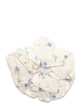 Enwelly Scrunchie Aop 6696 Accessories Hair Accessories Scrunchies Hvid Envii