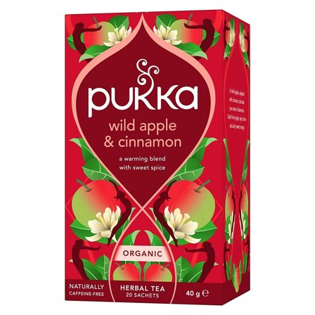 Pukka Wild Apple & Cinnamon te Ø 20 breve, Helse & Madvarer, Te, Øvrig Te