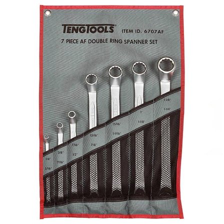 Teng Tools 6707AF Ringnøkkelsett 7 deler, Håndverktøy
