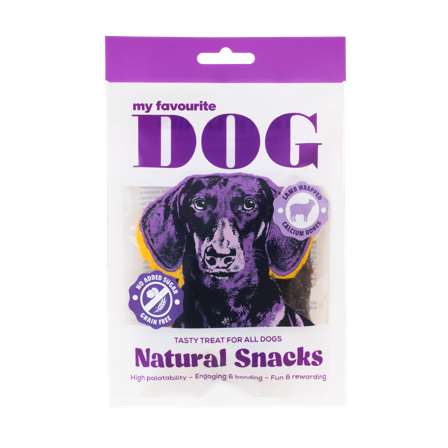 My favourite DOG - Lammeinnpakket kalsiumbein 360 g - Hund - Hundegodbiter & tyggebein - Naturlige godbiter for hund - ZOO.no