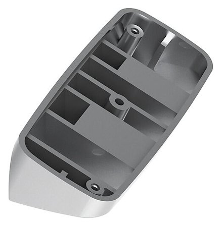 KOMFYRVAKT VEGGBRAKETT MED FAST VINKEL, SØLV