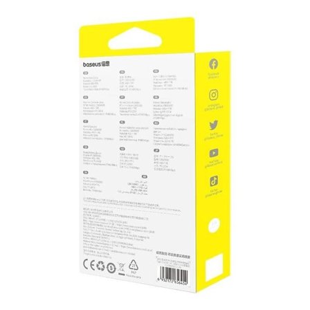 Snabbladdningskabel 3in1 Baseus Free2Draw USB-C till USB-C/belysning/mikro 100W, 1,1m (svart)