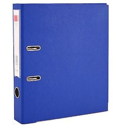 Sininen 1 A4-kokoinen mekanismikansio - Selkä 5,5 mm - Mekanismikoko 5,5 mm - Ulkomitat: 31,5 x 28,5 x 5,5 cm - A4-kokoinen kansio