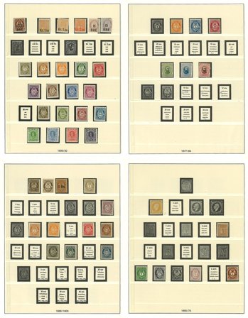 Norge til 1987 - Samling i 2 frimærkealbum