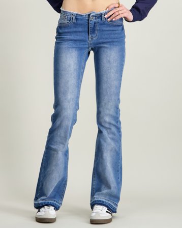 RYVLS Raw Waist Jeans Blå Jeans Pige - Kids Brand Store