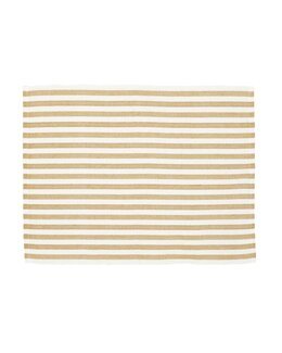 Bordstablett randig Nina Havrebeige - Fondaco